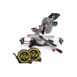 Metabo KGS216M Mitre Saw 240V + Tape Measures 8M/26ft 2Pc