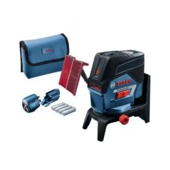 Bosch GCL 2-50 C 10.8v / 12V Professional Self-Levelling Combi Line & Point Laser Measuring Tool With 4 X AA Batteries, Adapter & Bag - 0601066G00
