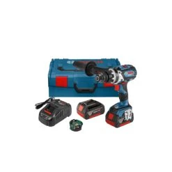 Bosch GSR 18V-85 C 18V Bluetooth Brushless Drill Driver With 2 X 5.0Ah Batteries, Charger & L-Boxx