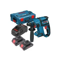 BOSCH GBH18V-EC Brushless SDS+ 2x4Ah Batteries, Charger, Case