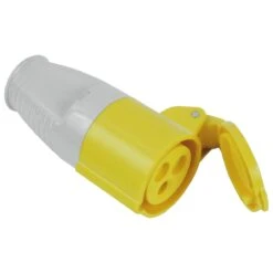 Faithfull FPPCOUP110 16A Replacement Yellow Socket 110V