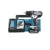 Makita DHP482T1JW 18V LXT Cordless White Combi Drill With 1 X 5.0Ah Battery, Charger & Type 2 Case