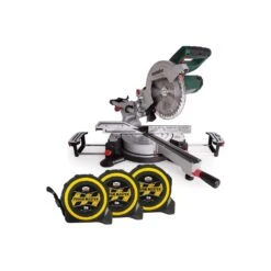 Metabo KGS216M Mitre Saw 110V + Tape Measures 8M/26ft 3Pc
