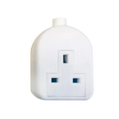 SMJ SMJRTS1GW 13A 1-Gang White Trailing Extension Socket