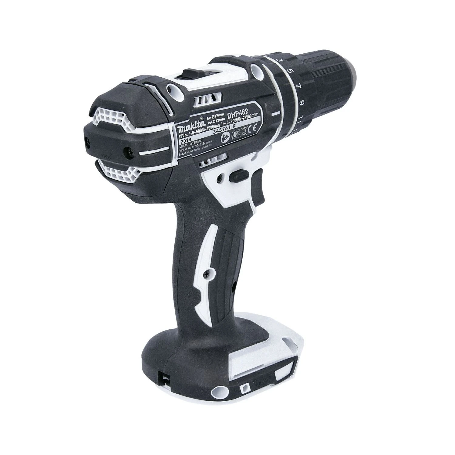 Makita DHP482T1JW 18V LXT Cordless White Combi Drill With 1 X 5.0Ah Battery, Charger & Type 2 Case - Image 5