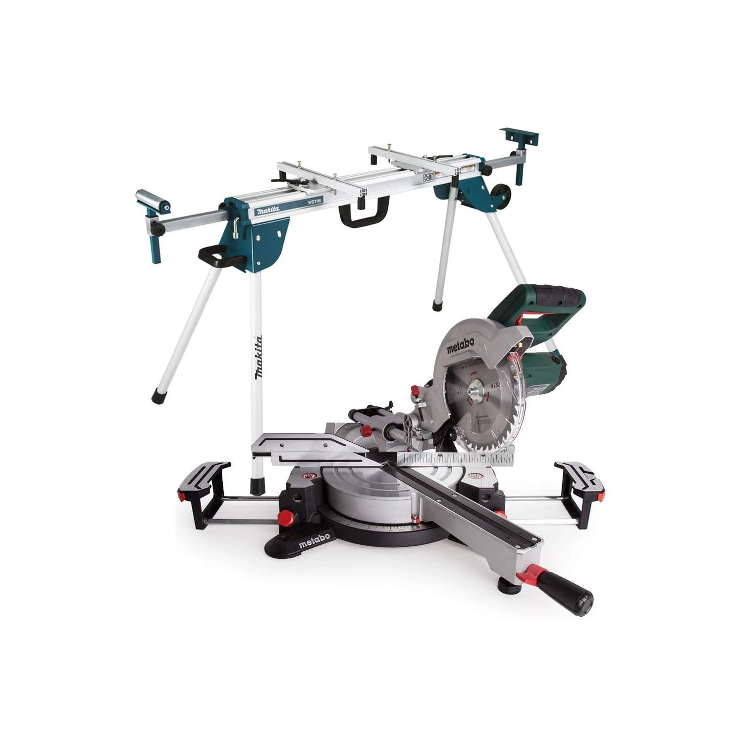 Metabo KGS216M Mitre Saw 240V + DEAWST06 Saw Stand