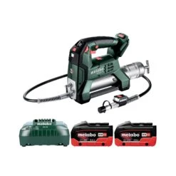 Metabo FP 18 LTX 18V Cordless Grease Gun With 2 X 5.5Ah Batteries & Charger