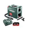 Metabo AS 18 L PC 18V Li-ion L-Class Vacuum Cleaner With 1 X 5.5Ah Battery & Charger