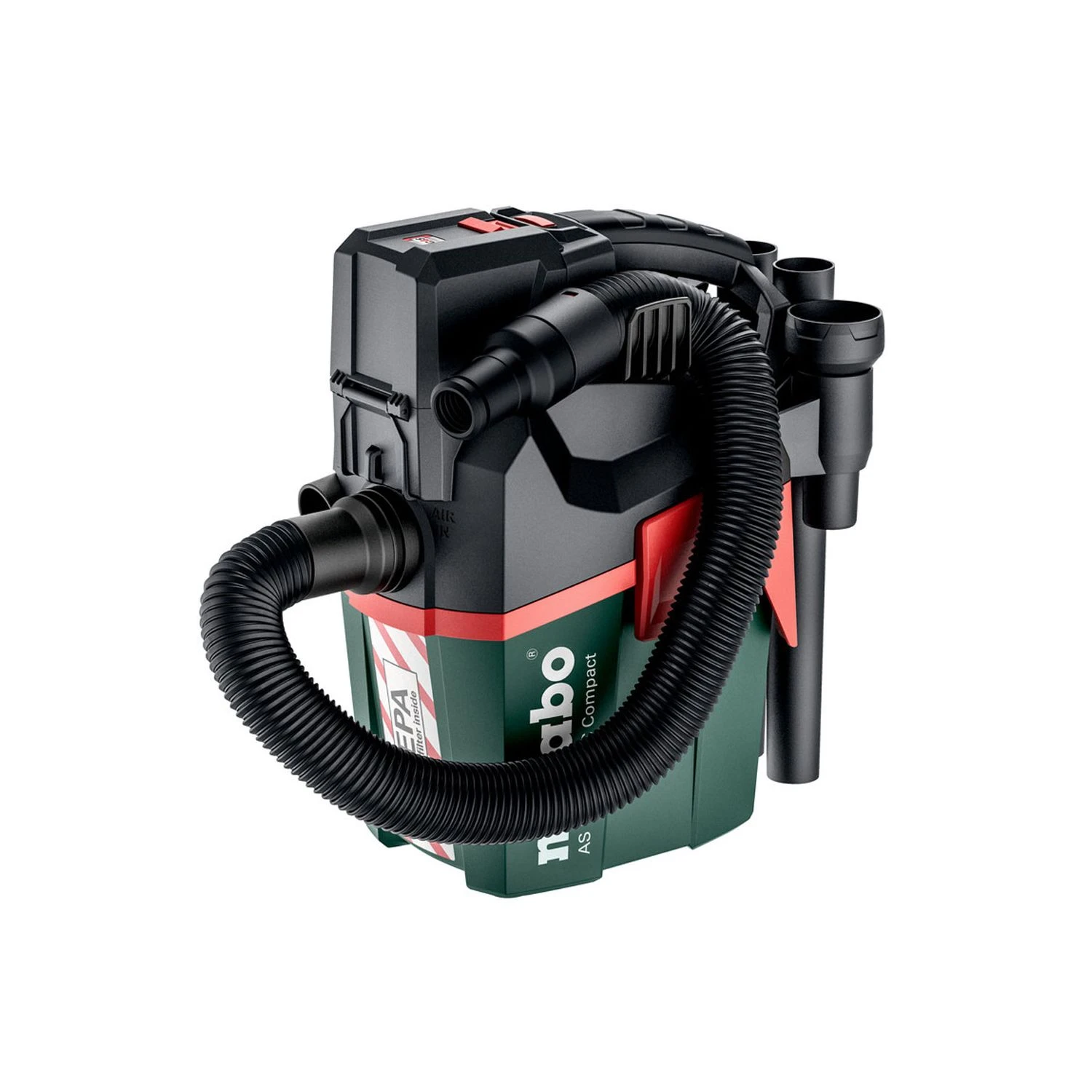 Metabo AS18 HEPA PC COMPACT 18V L Class HEPA Filter Cordless Wet & Dry Vacuum Cleaner With 2 X 4.0Ah Batteries & Charger - Image 2