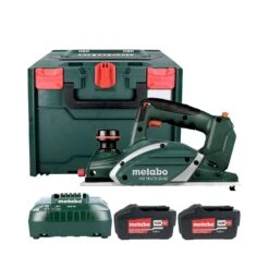Metabo HO 18 LTX 20-82 18V Cordless 82mm Planer With 2 X 4.0Ah Batteries, Charger & MetaBOX