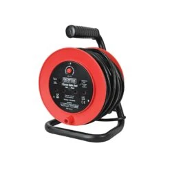 Faithfull FPPCR15 13A 2-Socket 15m Open Drum Cable Reel 240V
