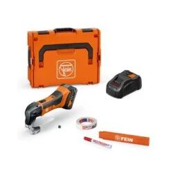 Fein ABLS 18 1.6 E AS 18V AMPShare Cordless Sheet Metal Shears With 1 X 5.0Ah Battery , Charger & Carry Case - 71300663000