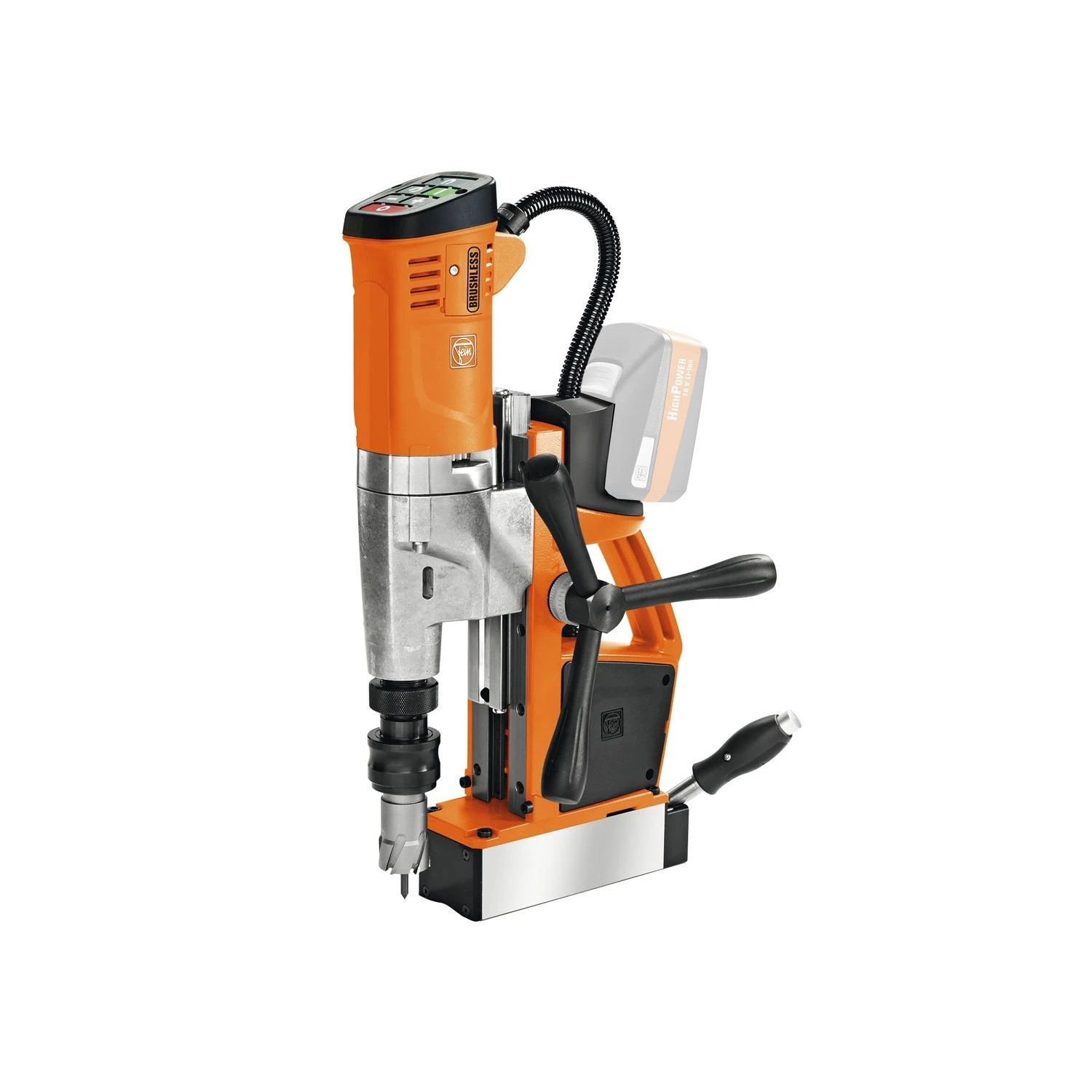 Fein AKBU 35 PMQW 18V SELECT 35mm Cordless Mag Drill With Carry Case - 71700262000