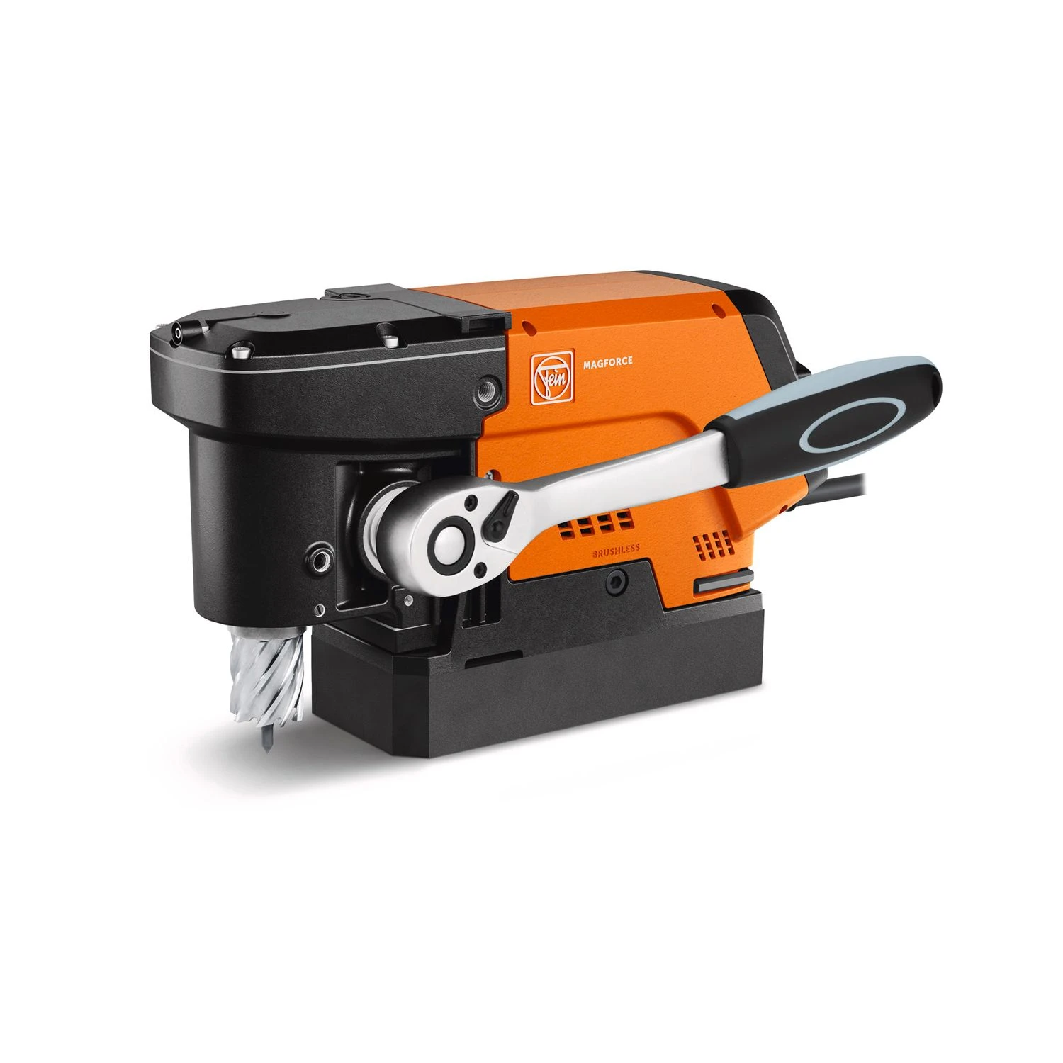 Fein 72732365241 KBC 36 Corded 1200W MAGFORCE Magnetic Core Drill With 3/4" Weldon Truck Frame Set In Case 110V - Image 4