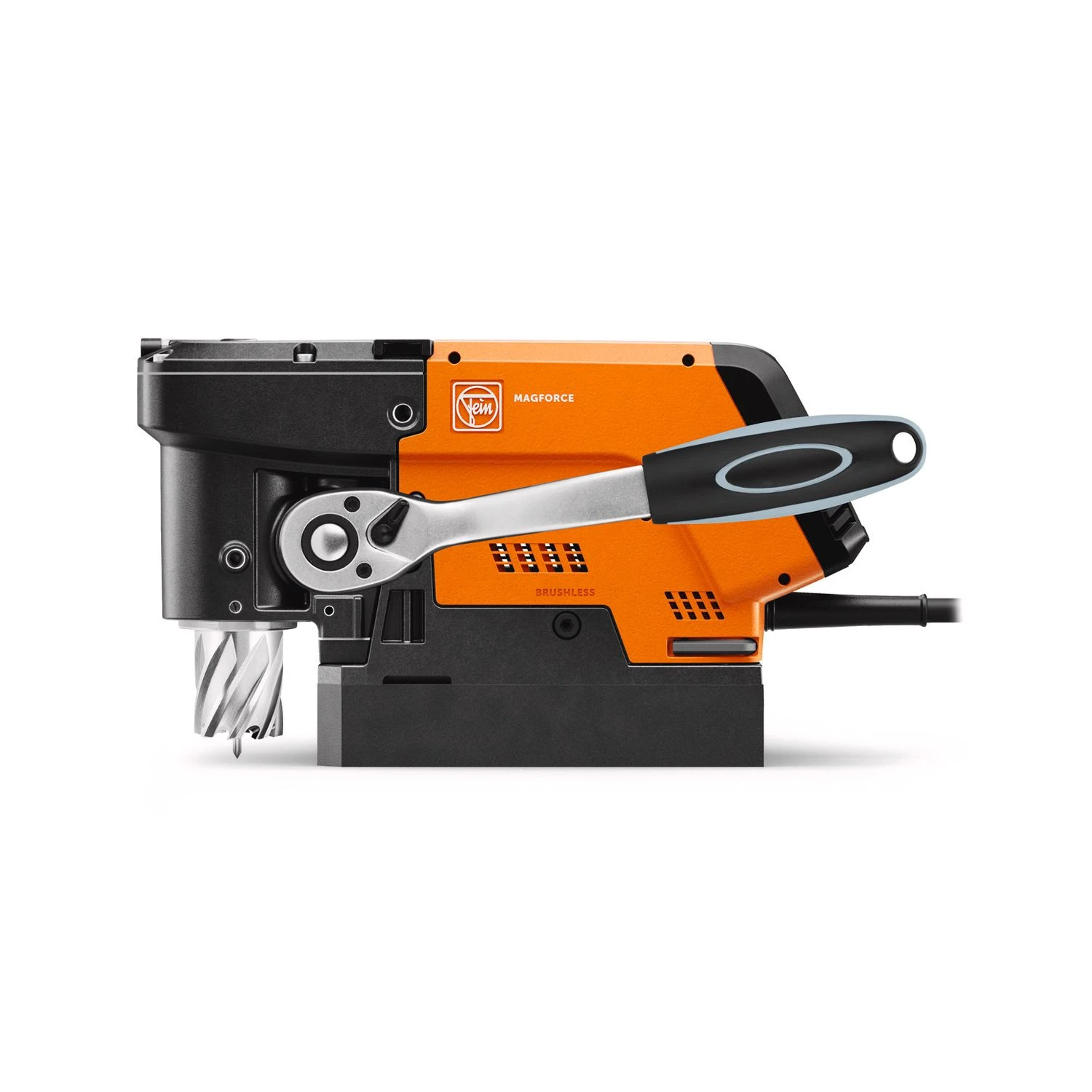 Fein 72732365241 KBC 36 Corded 1200W MAGFORCE Magnetic Core Drill With 3/4" Weldon Truck Frame Set In Case 110V - Image 5