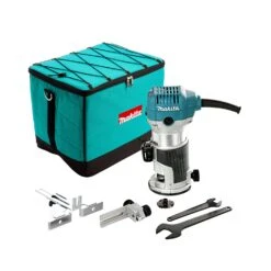 Makita RT0700CX4/2 1/4" Router/Laminate Trimmer With Trimmer Guide 240V With 831327-5 Tool Bag