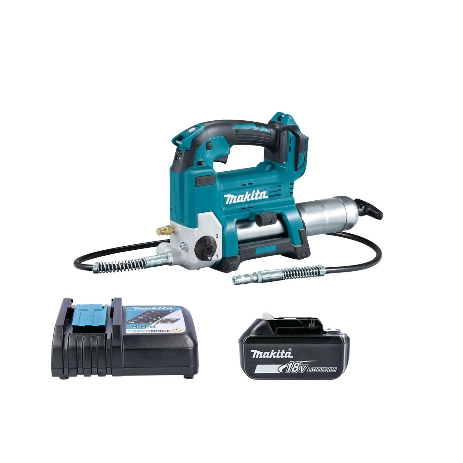 Makita DGP180 18V LXT Cordless Grease Gun With 1 X 4.0Ah Battery & Charger - Image 9