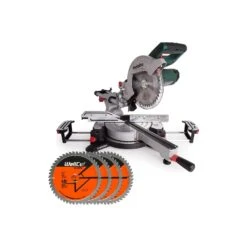 Metabo KGS216M Mitre Saw 110V + 4 X Extra 48T Saw Blades