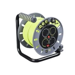 Masterplug MSTOMU25134 13A 4-Socket PRO-XT 25m Open Cable Reel 240V