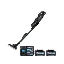 Makita CL003GD202 40Vmax XGT Cordless Brushless Vacuum Cleaner With 2 X 2.5Ah Batteries & Charger