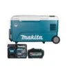 Makita CW002GZ 40Vmax XGT Cordless 50L Cooler / Warmer Box With 1 X 5.0Ah Battery & Charger