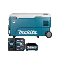 Makita CW002G 40Vmax XGT Cordless 50L Cooler / Warmer Box With 1 X 2.5Ah Battery & Charger