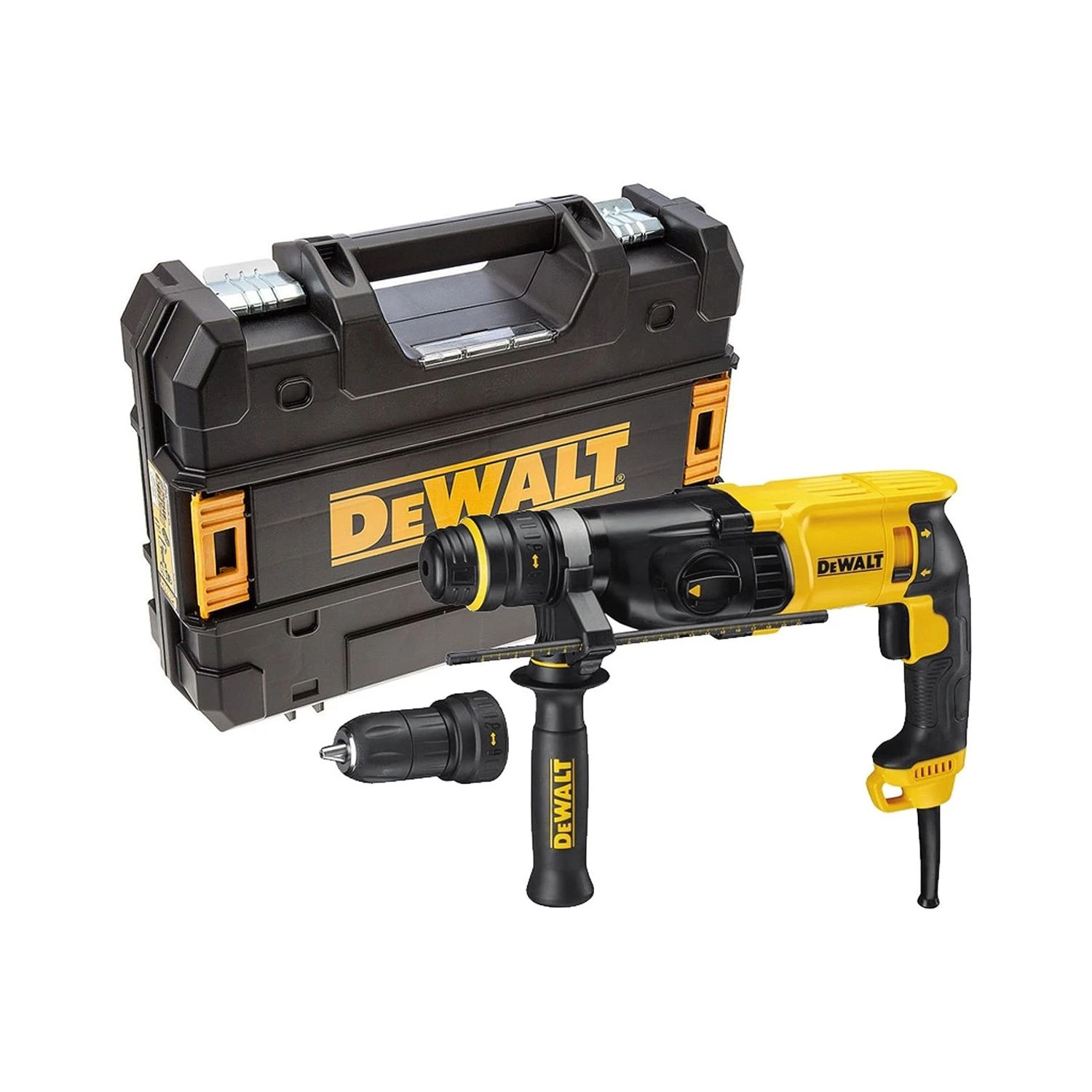 DeWalt D25134K 800W 26mm SDS Plus 3 Mode Hammer Drill With Case 110V