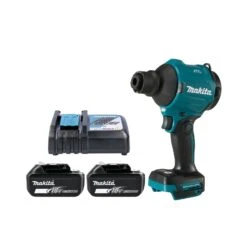 Makita DAS180 18V LXT Cordless Brushless Dust Blower With 2 X 5.0Ah Batteries & Charger