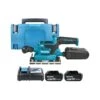 Makita DBO382RTJ 18V LXT Cordless Brushless Finishing Sander With 2 X 5.0Ah Batteries, Charger & Case