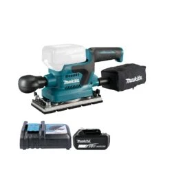Makita DBO382 18V LXT Cordless Brushless Finishing Sander With 1 X 6.0Ah Battery & Charger