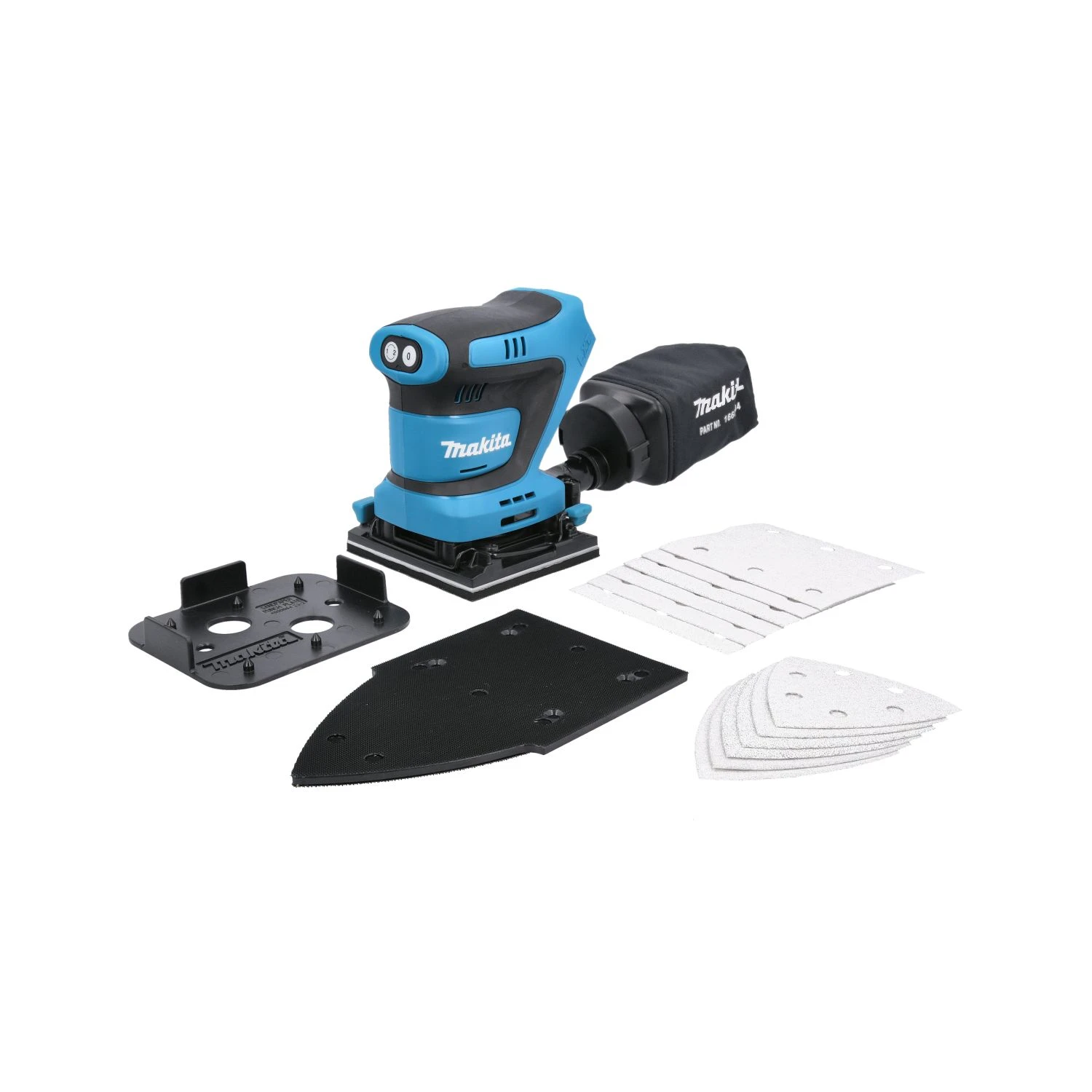 Makita DBO480 18V LXT Cordless 1/4" Sheet 114mm Finishing With 831278-2 LXT400 Tool Bag - Image 8