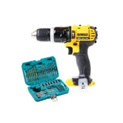 Dewalt DCD785 18V XR Combi Drill With P-90233 75 Piece Power Drill Accessory Set