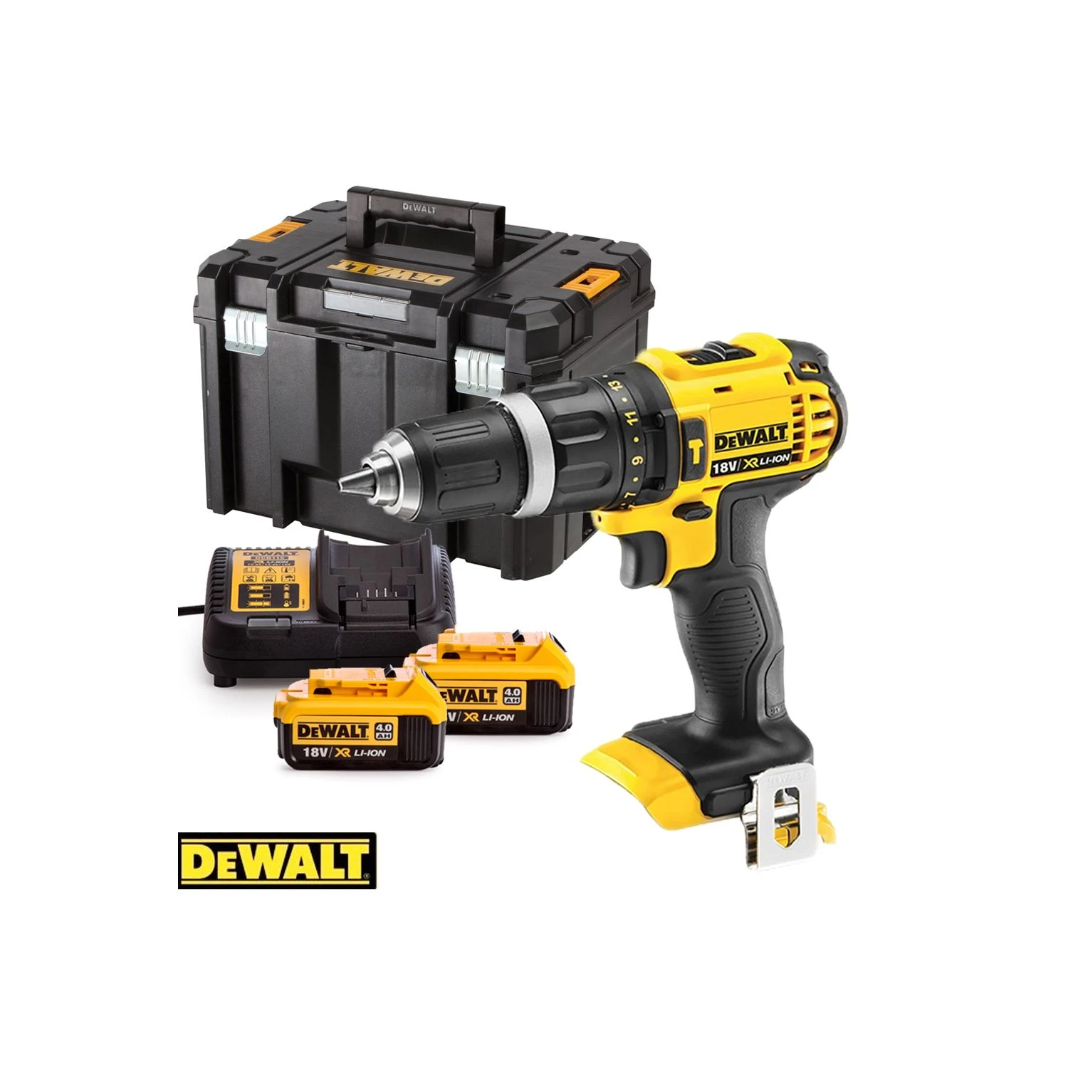 Dewalt DCD785N 18V Combi Drill + 2 X DCB182, Charger & Case