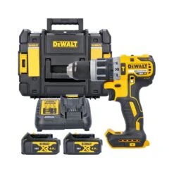 DeWalt DCD796 18V XR Brushless Combi Drill With 2 X 4.0Ah Batteries, Charger & DWST1-70703 Case