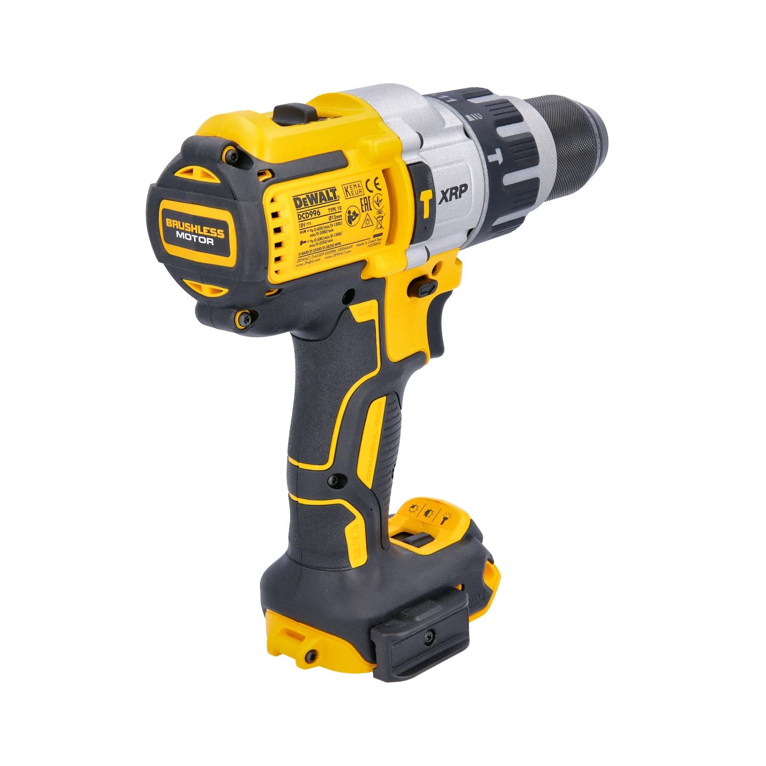 DeWalt DCD996 18V XRP Cordless 3 Speed Brushless Hammer Combi Drill With 1 X 5.0Ah Powerstack Battery & Charger - Image 5