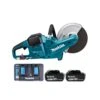 Makita DCE090T2X1 18V / 36V LXT Cordless Brushless 230mm Cut Off Saw With 2 X 5.0Ah Batteries, Charger & Case