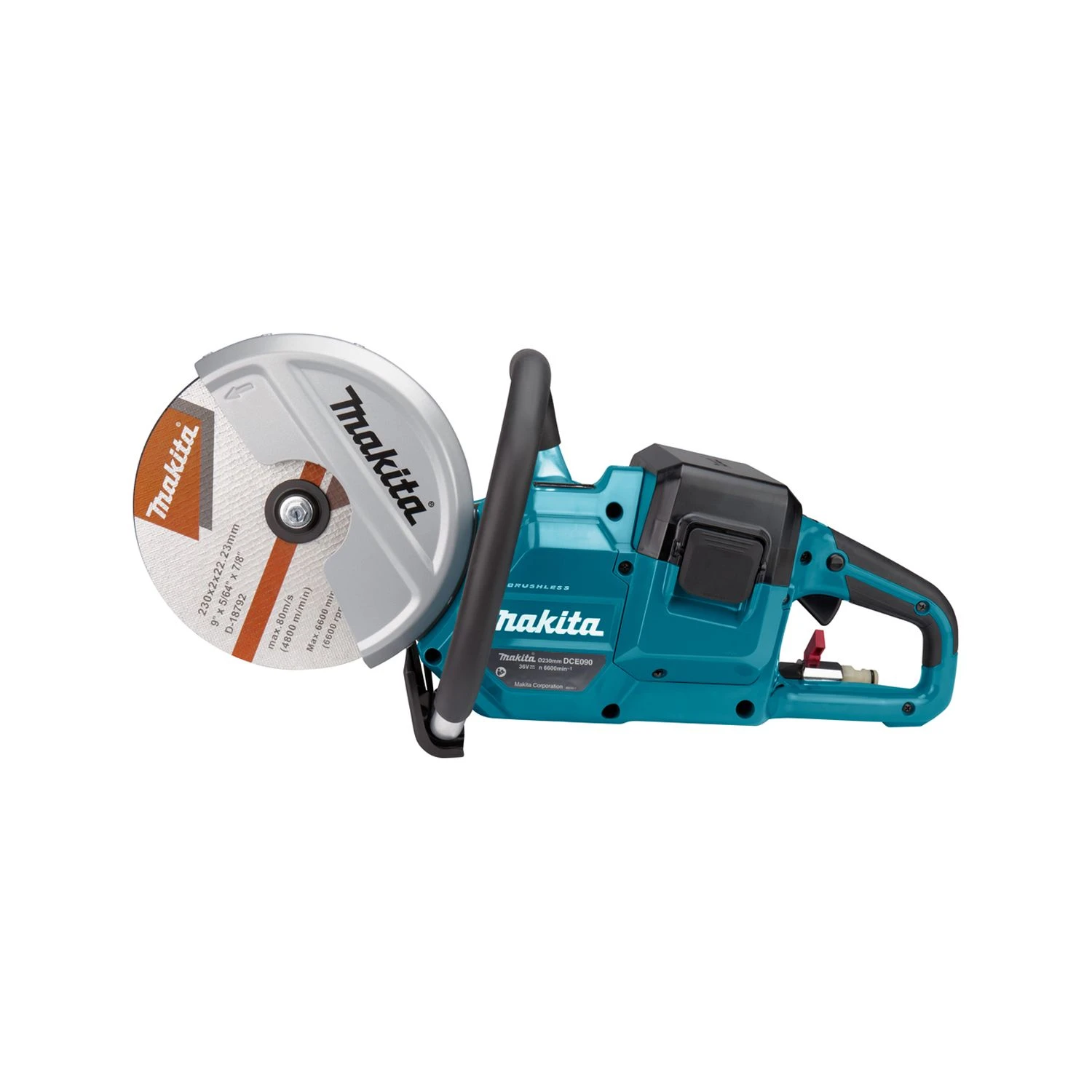Makita DCE090ZX1 18V / 36V Cordless Brushless 230mm Disc Cutter Bare Unit - Image 3