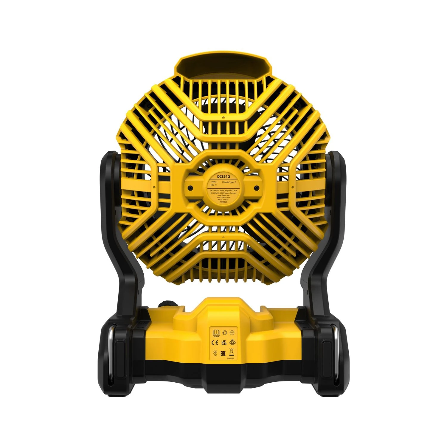 DeWalt DCE512N 18V XR Cordless Portable 180° Jobsite Fan Bare Unit - Image 4