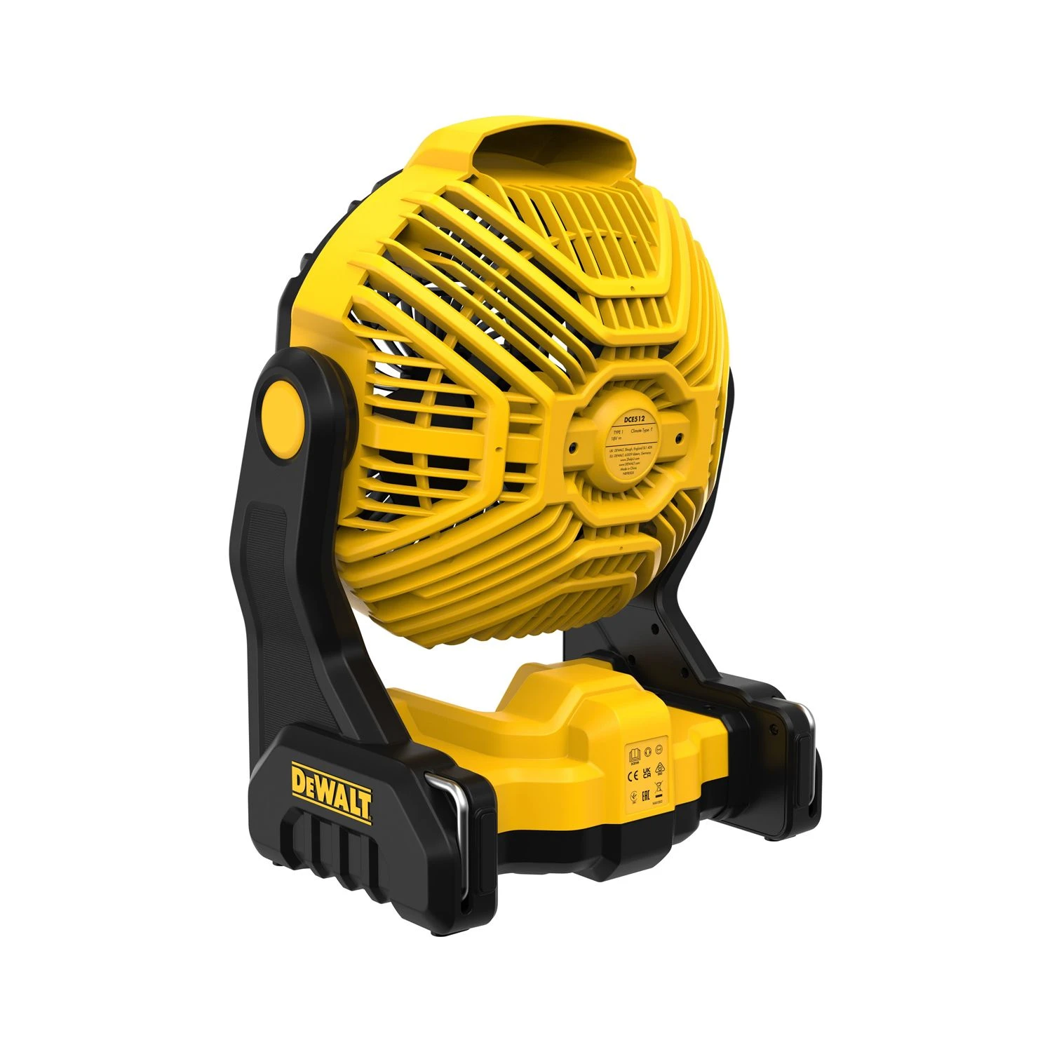 DeWalt DCE512N 18V XR Cordless Portable 180° Jobsite Fan Bare Unit - Image 3