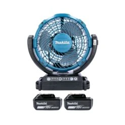 Makita DCF102 14.4/18V LXT Cordless Portable Fan With 2 X 5.0Ah Batteries