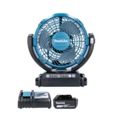 Makita DCF102 14.4/18V LXT Cordless Portable Fan With 1 X 5.0Ah Battery & Charger
