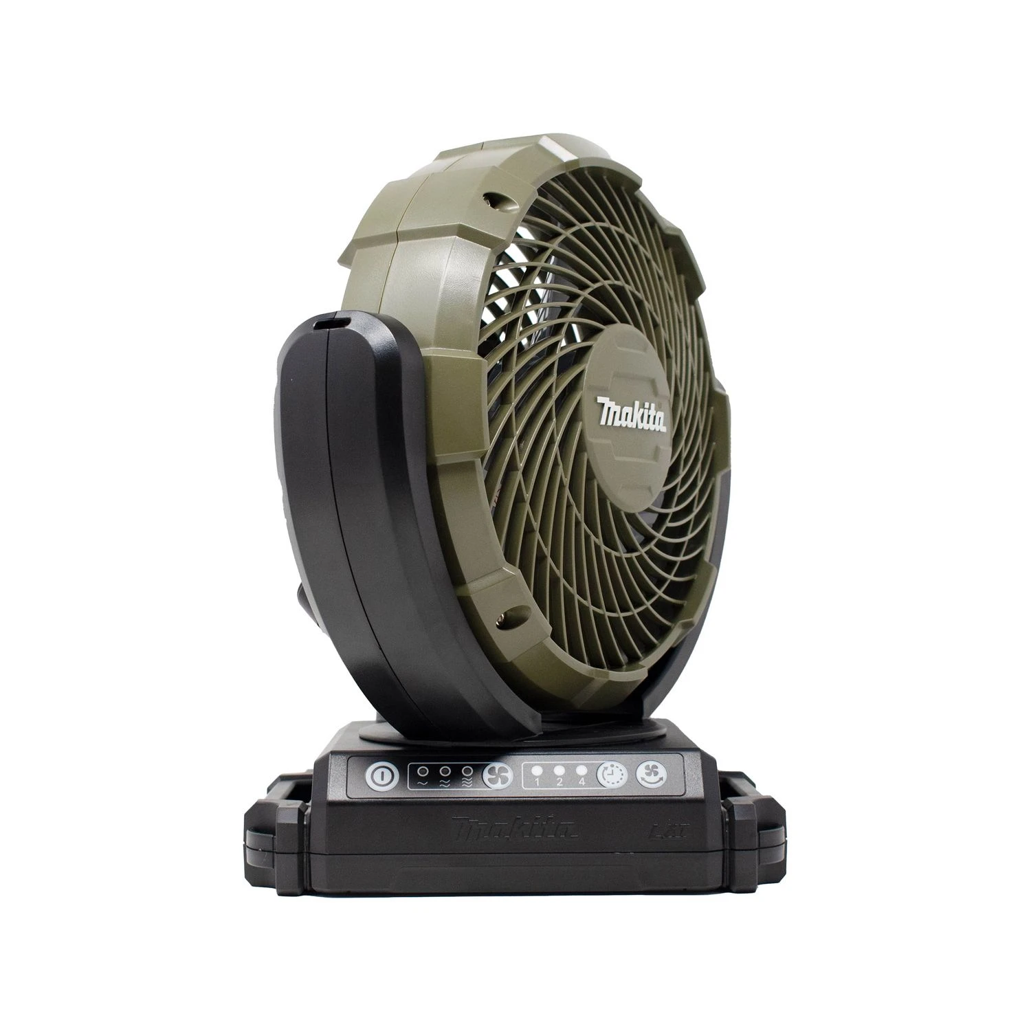 Makita DCF102 14.4V / 18V LXT Cordless Olive Green Portable Fan With 1 X 5.0Ah Battery & Charger - Image 5