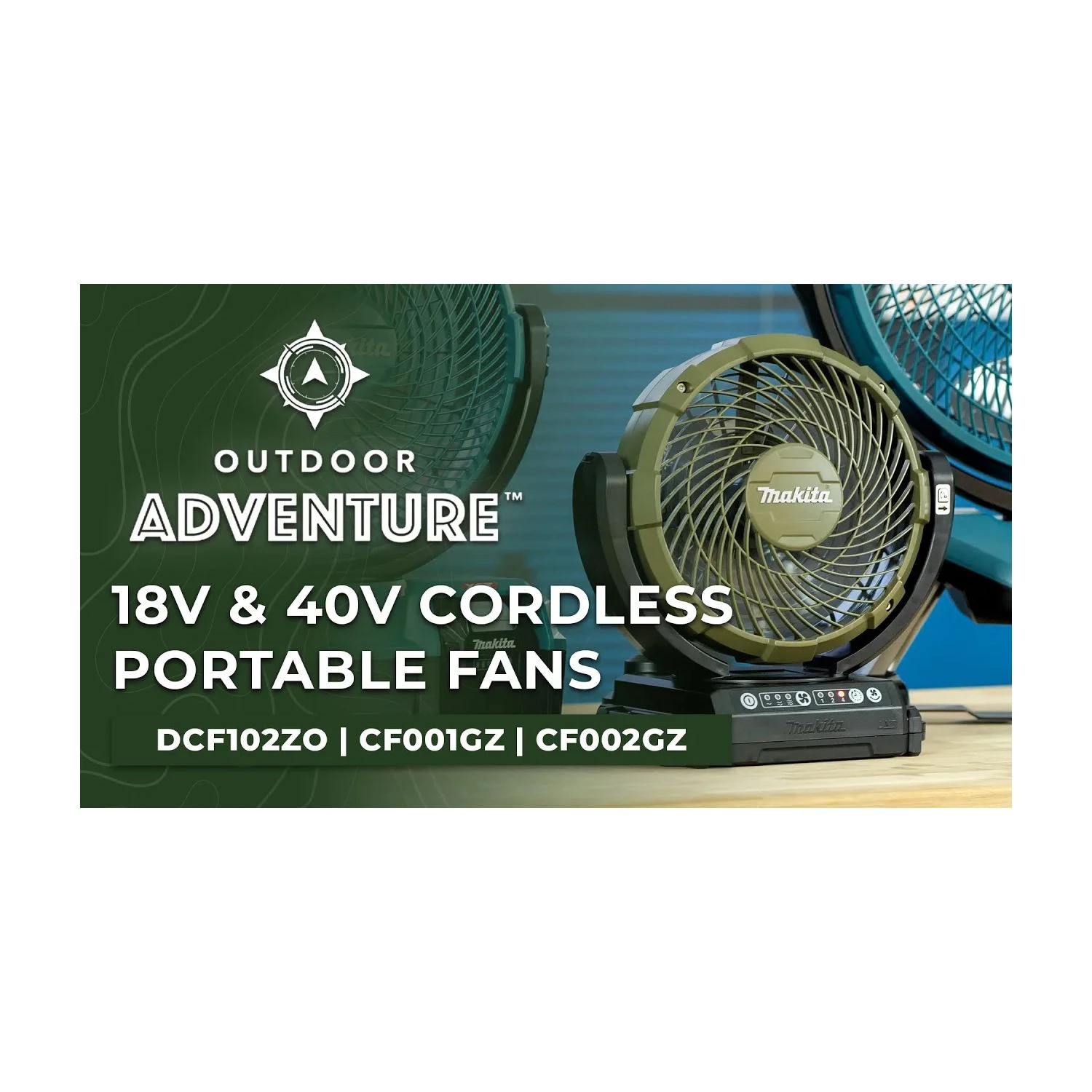 Makita CF001GZ 40Vmax XGT Swing Fan Bare Unit - Image 7