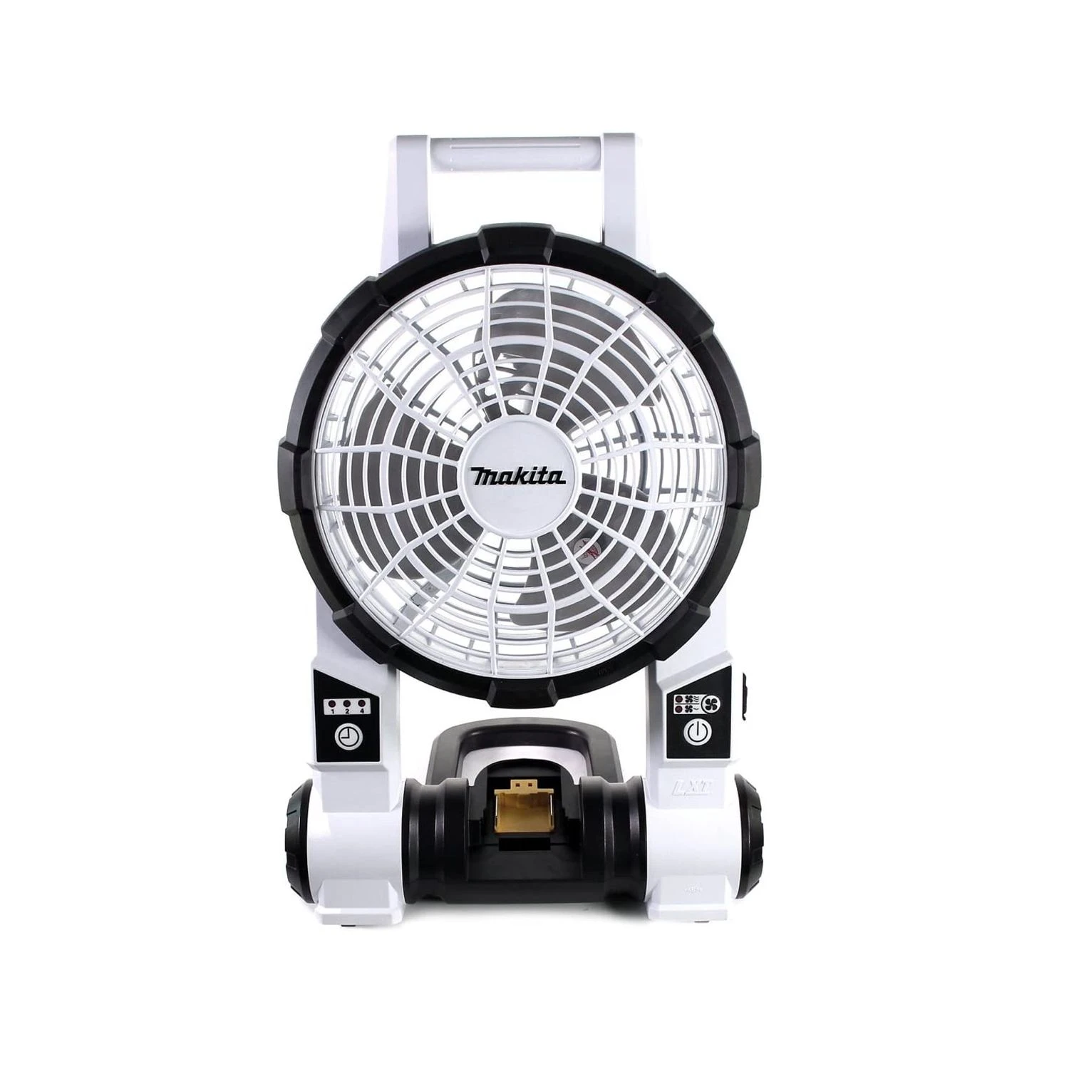 Makita DCF201 18V LXT White Cordless Portable Fan With 1 X 5.0Ah Battery & Charger - Image 2