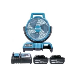 Makita DCF203 18V LXT Li-Ion Portable 3 Speed Fan With 2 X 6.0Ah Batteries & Charger