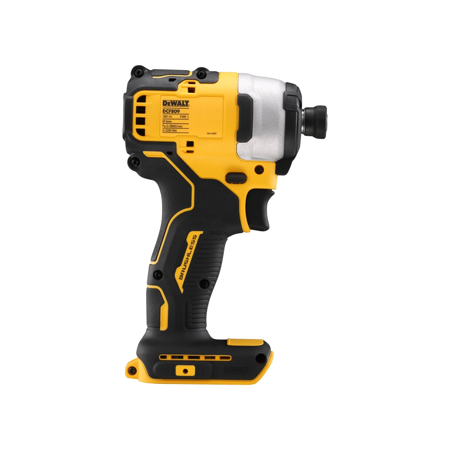 DeWalt DCF809N 18V XR Brushless Compact Impact Driver Bare Unit - Image 3