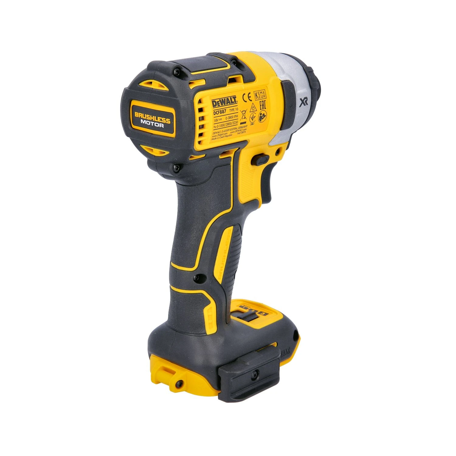 DeWalt DCF887 18V XR 3-Speed Brushless Impact Driver With 1 X 2.0Ah Battery, Charger & Carry Case - Image 5