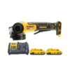DeWalt DCG406 18V XR 5 Inch / 125mm Brushless Angle Grinder With 2 X 2.0Ah Batteries & Charger