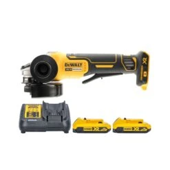 DeWalt DCG406 18V XR 5 Inch / 125mm Brushless Angle Grinder With 2 X 2.0Ah Batteries & Charger