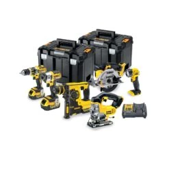 DeWalt DCK699M3T 18V XR Cordless Brushless 6 Piece Kit With 3 X 4.0Ah Batteries, Charger & Tool Boxes